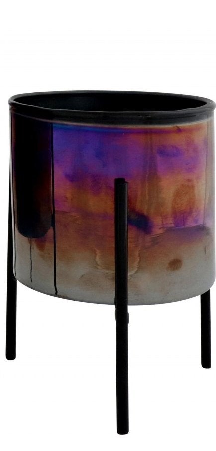SALE -SET KLEURIGE PLANTERS - VAN 17,50 NU VOOR 9,50, Tuin en Terras, Bloempotten, Rond, Nieuw, Ophalen of Verzenden, Balkon