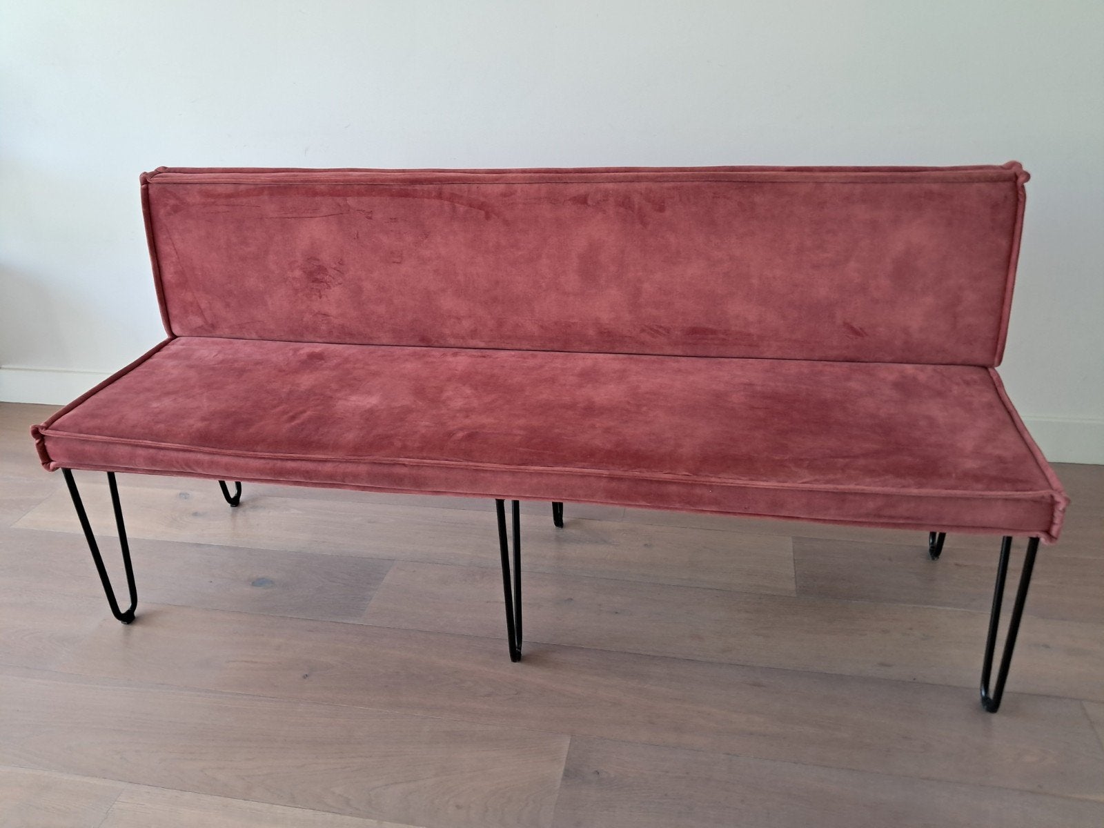 Bodilson eetbank eettafel bank 175 cm, Huis en Inrichting, Ophalen, 125 cm of meer, Modern, Industrieel, Zo goed als nieuw