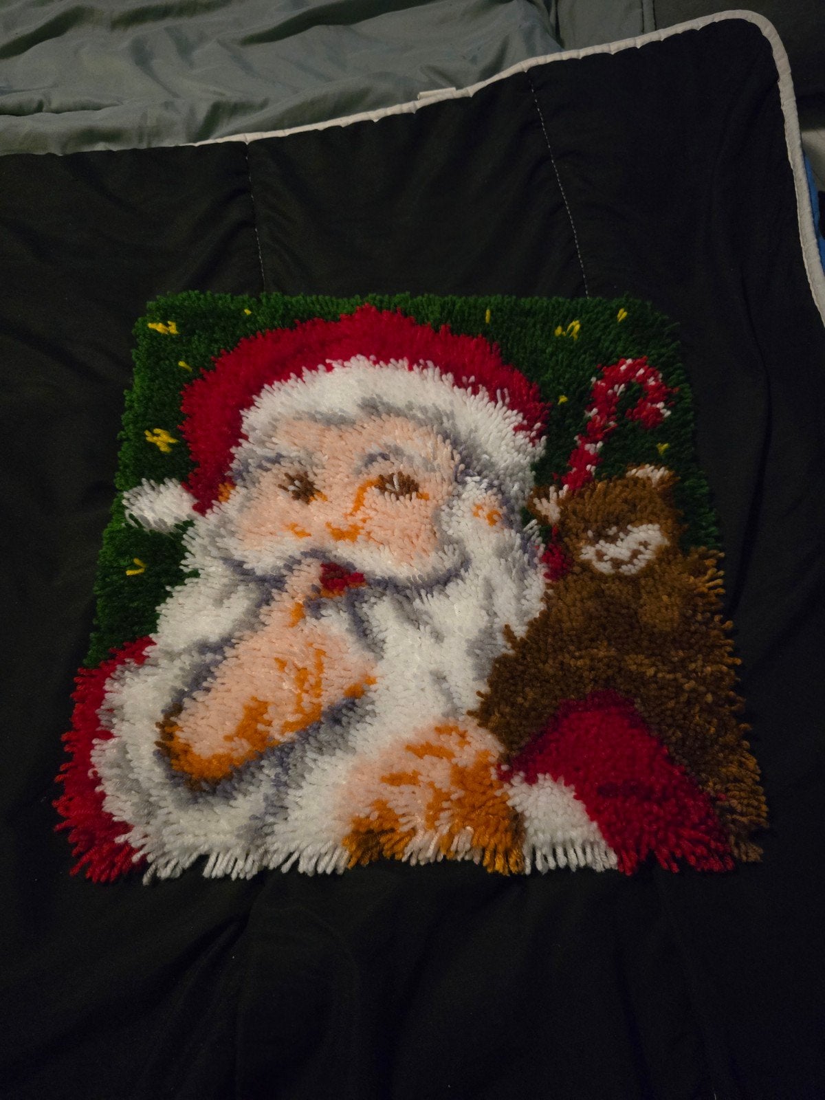 handgemaakte kussenhoes met kerstman, Ophalen, Nieuw
