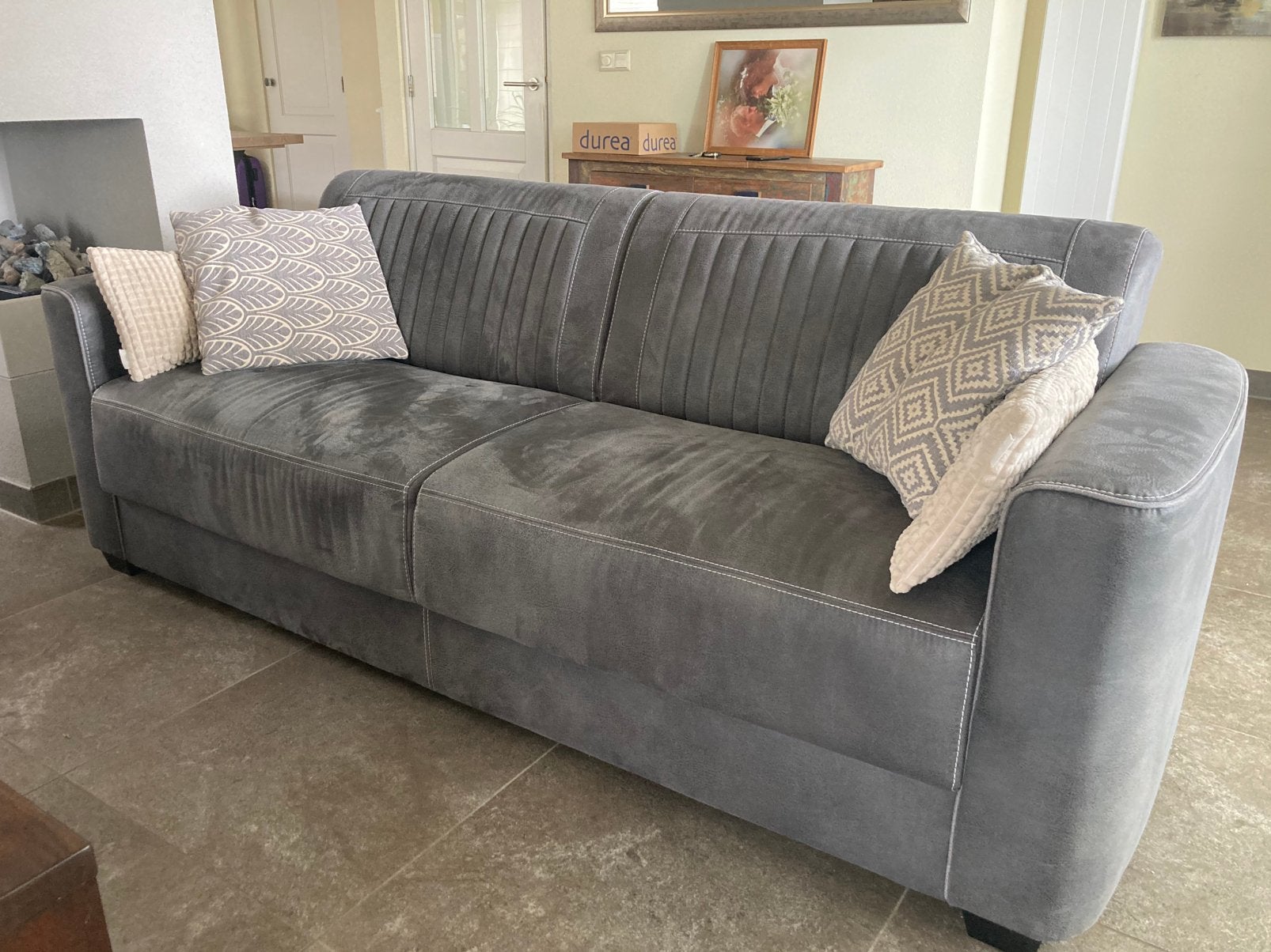 Gratis afhalen tafel stoelen loungebank, Ophalen, Zo goed als nieuw, 75 tot 100 cm