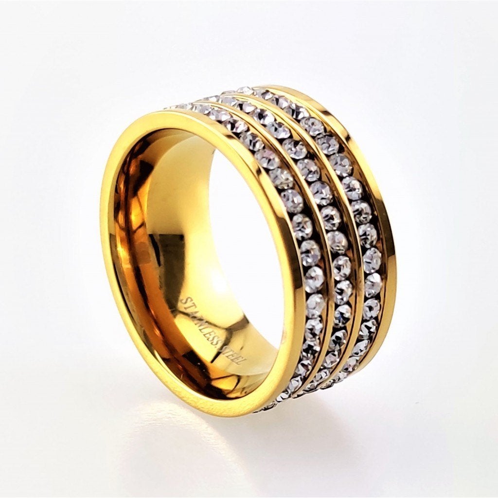 ring, Sieraden, Tassen en Uiterlijk, Ringen, Met kristal, Birgitta-Gracht 33, 6465 EL Kerkrade, Nederland, Nieuw, Esde2