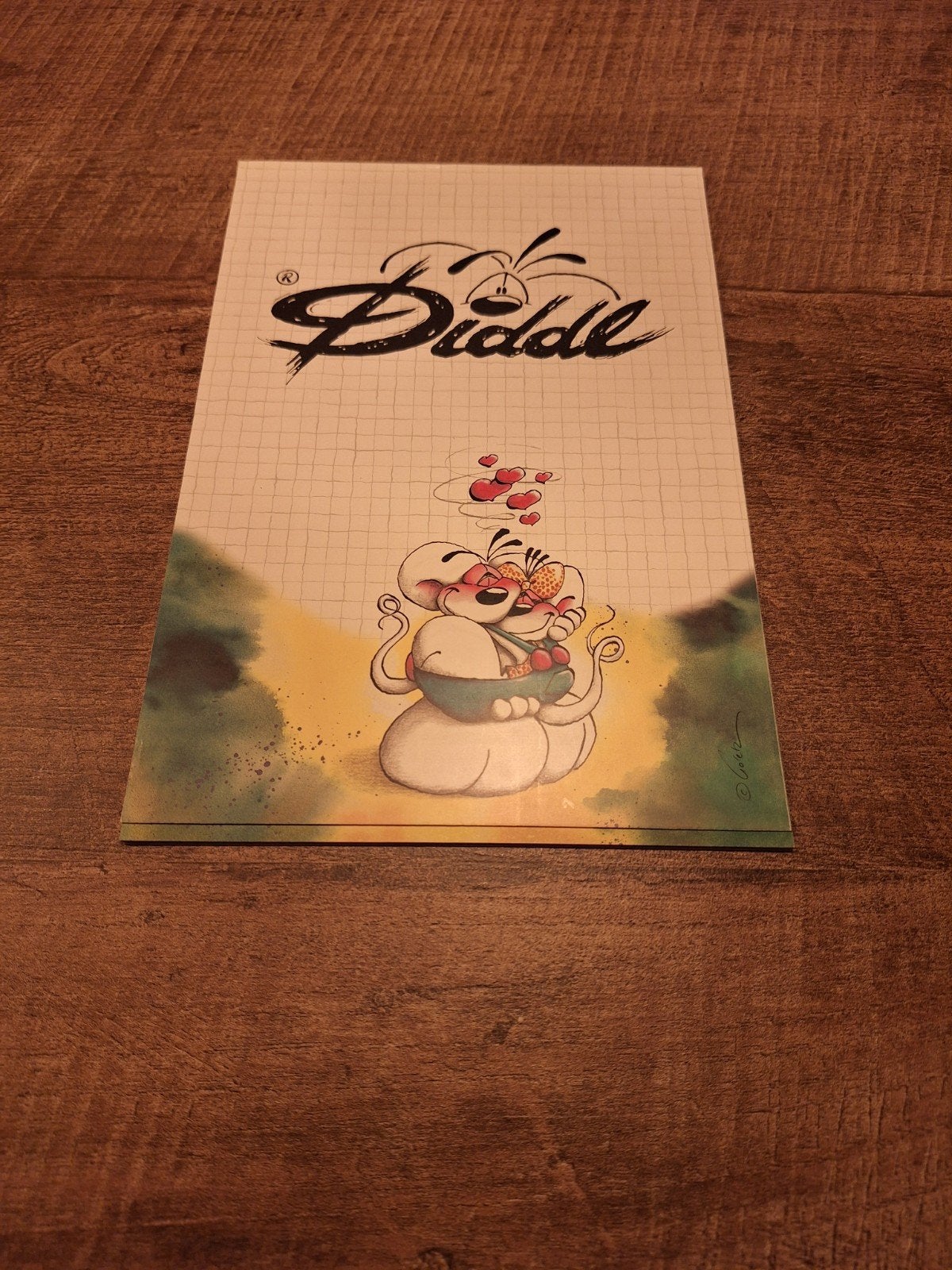 Diddl A5 blok nr 192 met 9 blaadjes, Verzamelen, Ophalen of Verzenden, Diddl, Gebruikt, Papier, Kaart of Schrift