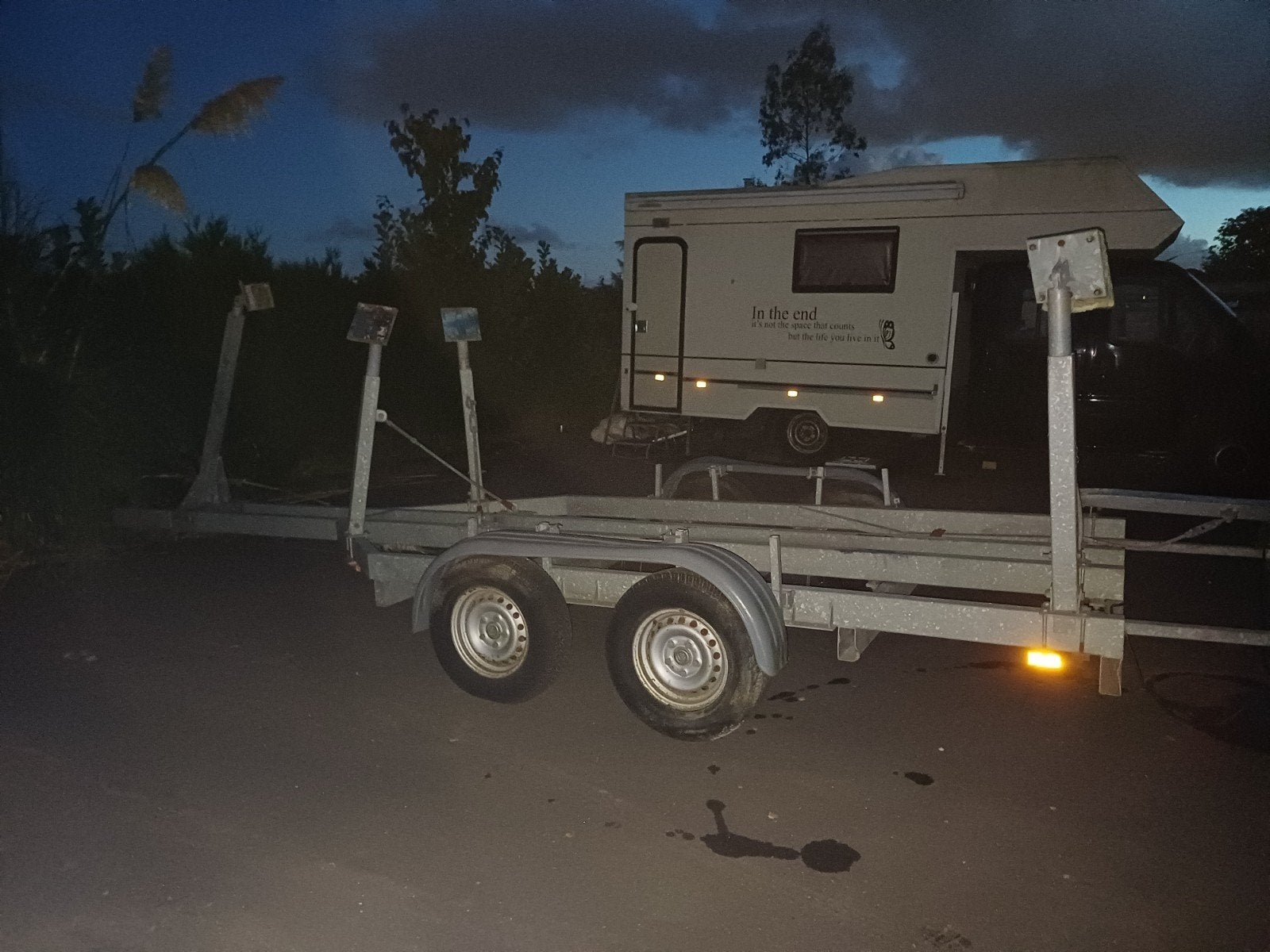 Zeilboottrailer of sloepentrailer voor boten tot 7 meter, Watersport en Boten, Ophalen, Gebruikt, Geremd, 1500 tot 3000 kg