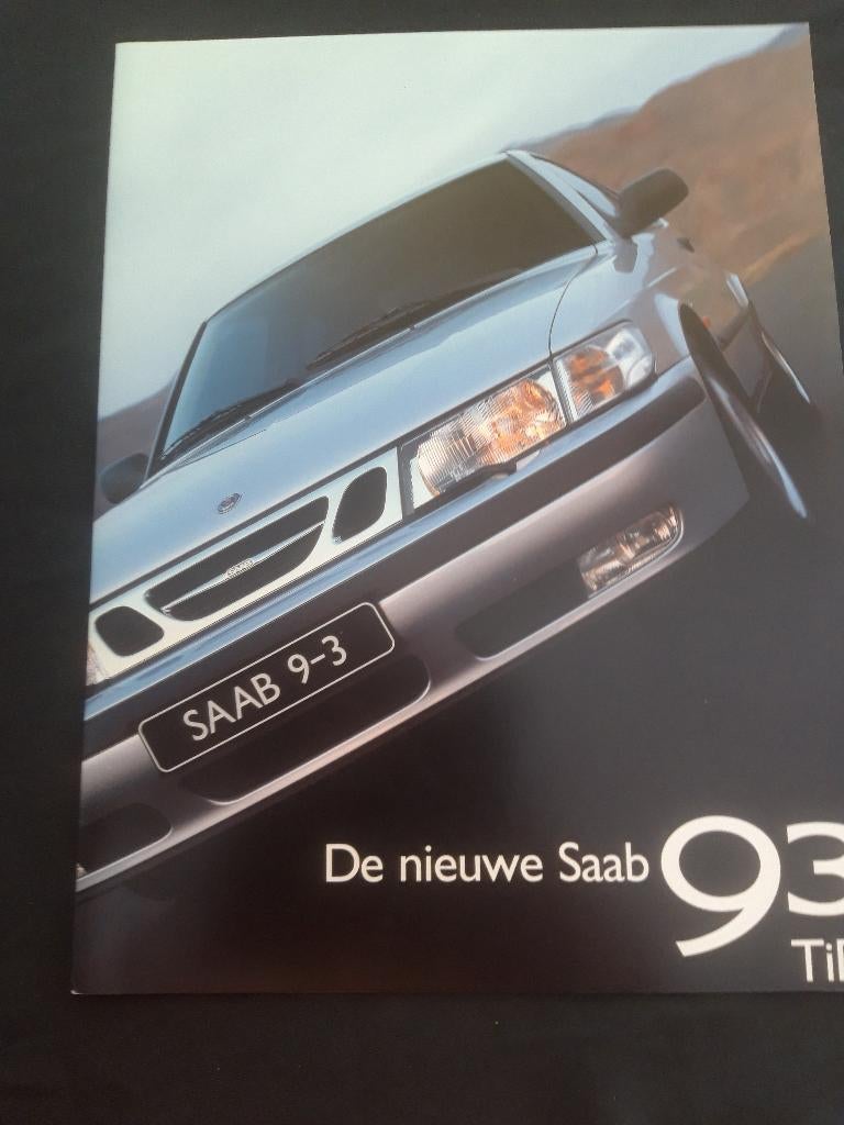 folder SAAB 9 3 TiD 1997 Nederlands, Ophalen of Verzenden, Zo goed als nieuw, Overige merken, Saab