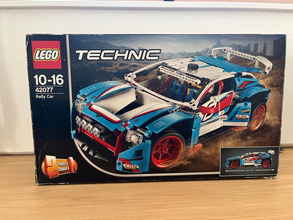 Lego Technic Rally Car 42077, Ophalen of Verzenden, Gebruikt, Complete set, Lego