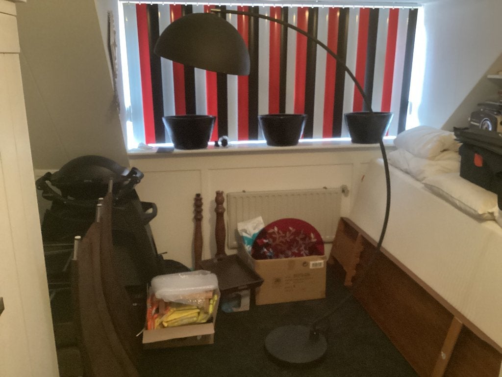 Zwarte booglamp, Ophalen, Zo goed als nieuw, Metaal, Modern