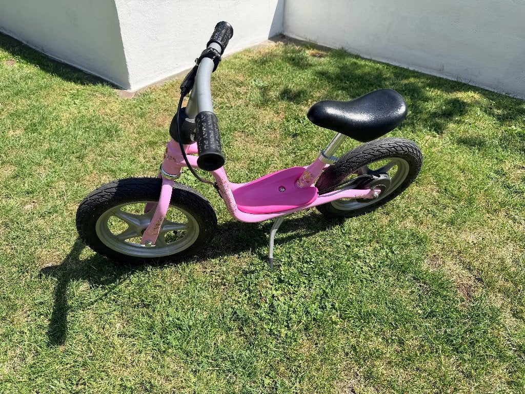 Puky loopfiets roze met handrem, Kinderen en Baby's, Speelgoed | Buiten | Voertuigen en Loopfietsen, Ophalen, Gebruikt, Loopfiets