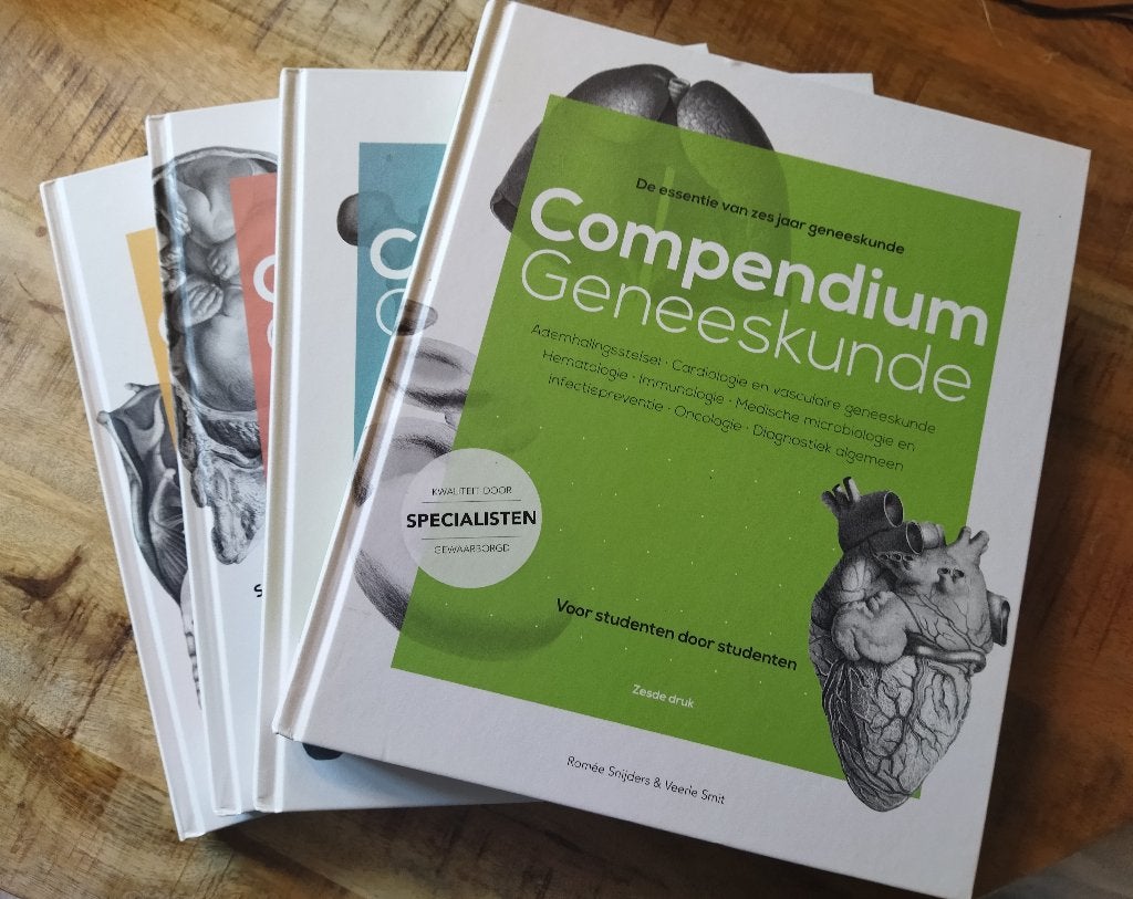 Nieuw: Compendium Geneeskunde Deel 1 t/m 4, Romee Snijders & Veerle Smit, Nieuw, Ophalen of Verzenden, WO