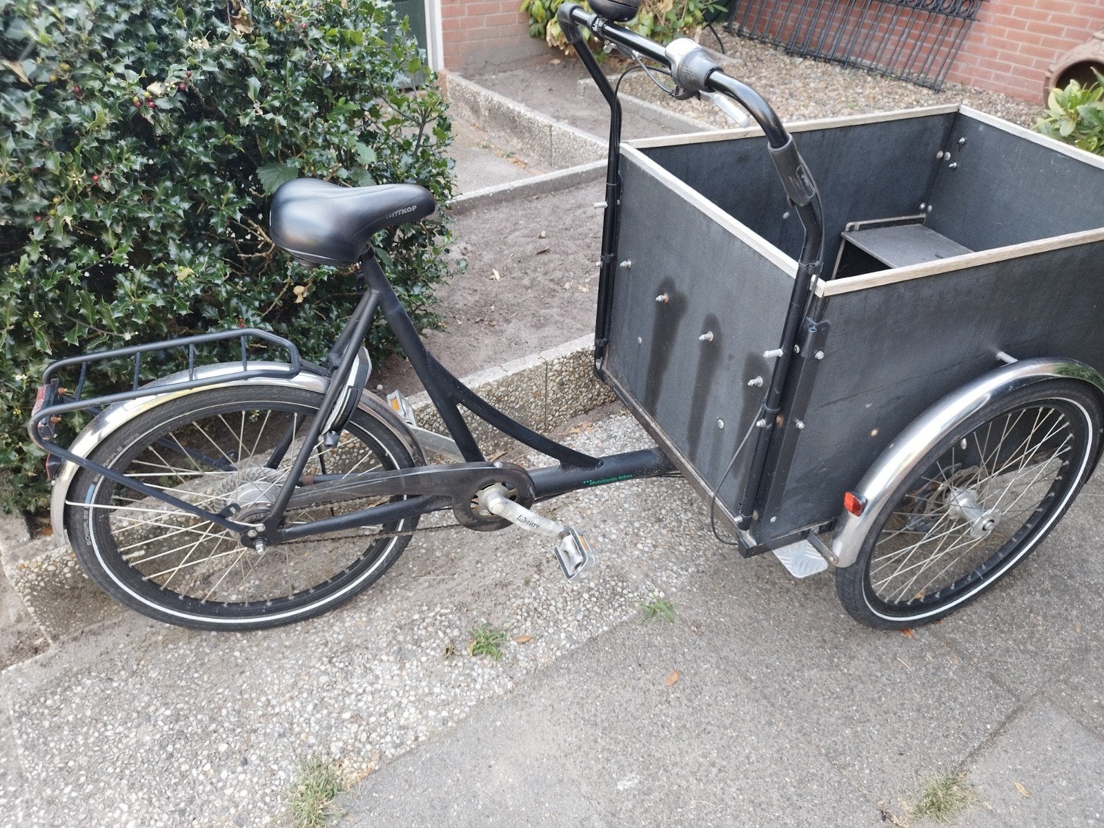 Christiania Bakfiets – stevige en praktische, Fietsen en Brommers, Fietsen | Bakfietsen, Ophalen, Gebruikt, Overige merken