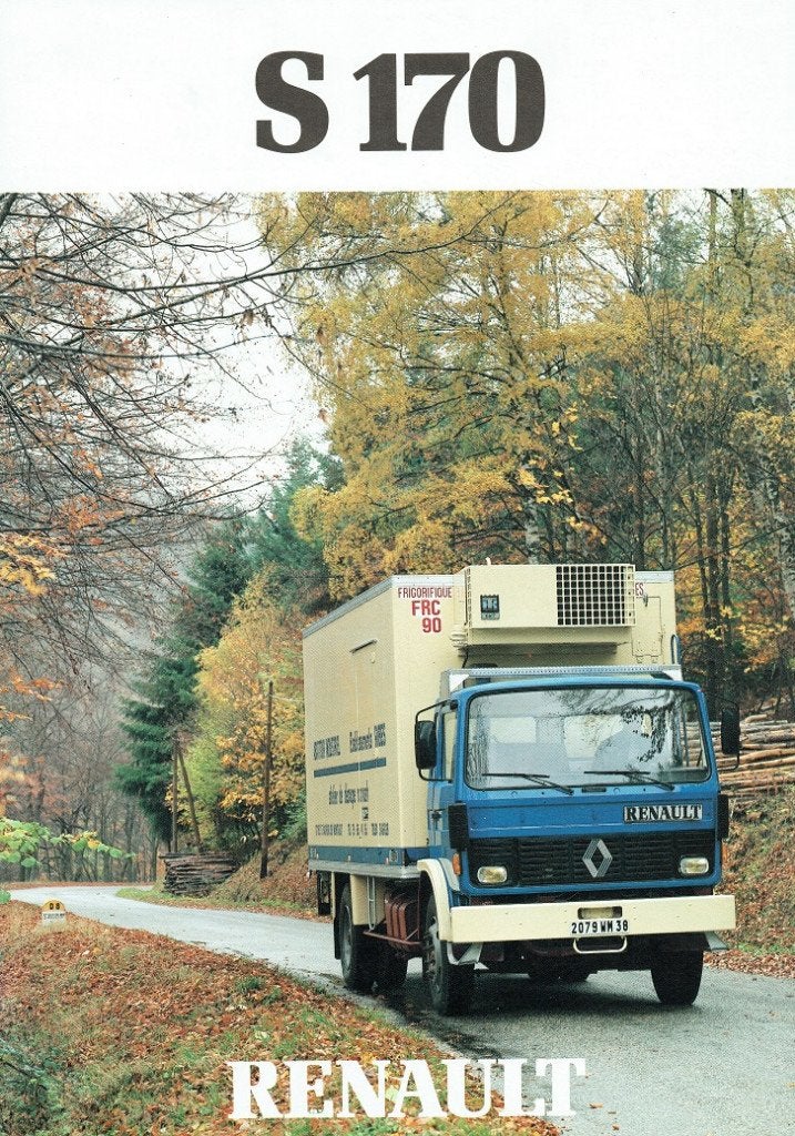 Folder Renault S 170 (Duitse uitgave - 1985), Verzenden, Gelezen, Renault