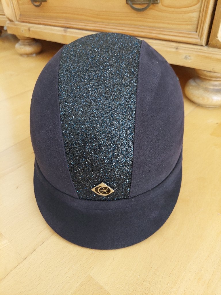 Charles Owen YR8 cap (maat 7), Dieren en Toebehoren, Blauw, Overige merken, Zo goed als nieuw, Rijhelm/cap