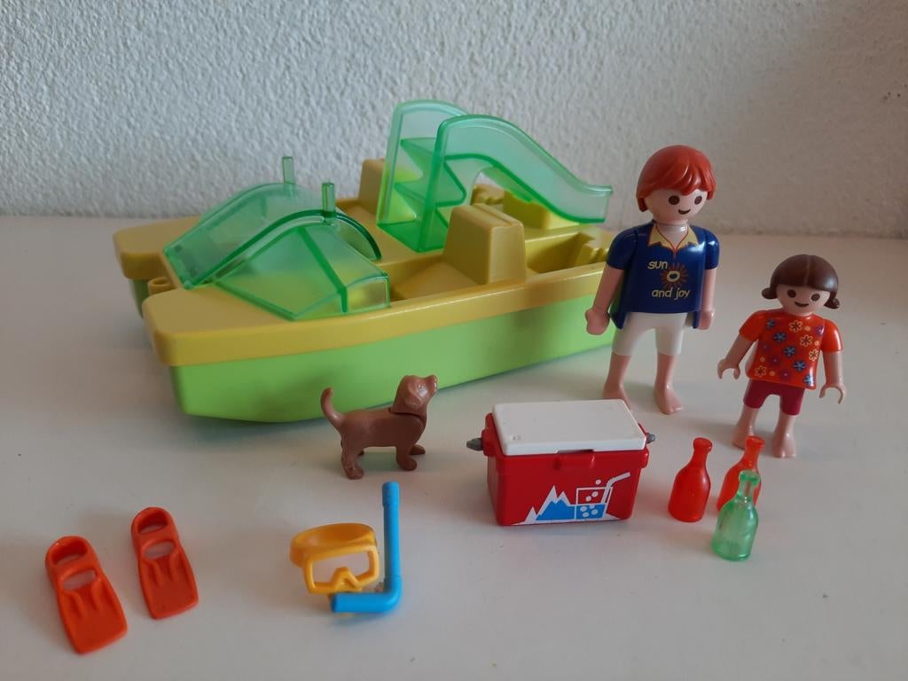 Playmobil waterfiets 3656, Ophalen of Verzenden, Zo goed als nieuw, Complete set