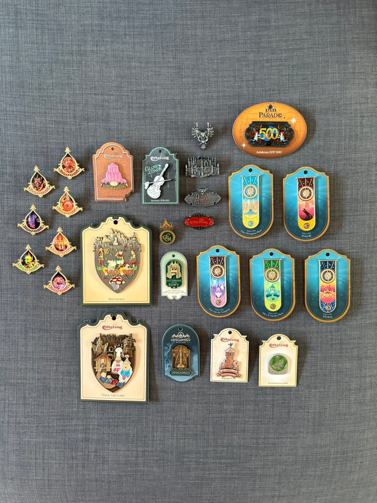 Efteling pin parade verzameling collectie te koop Zomerpins, Ophalen of Verzenden, Zo goed als nieuw
