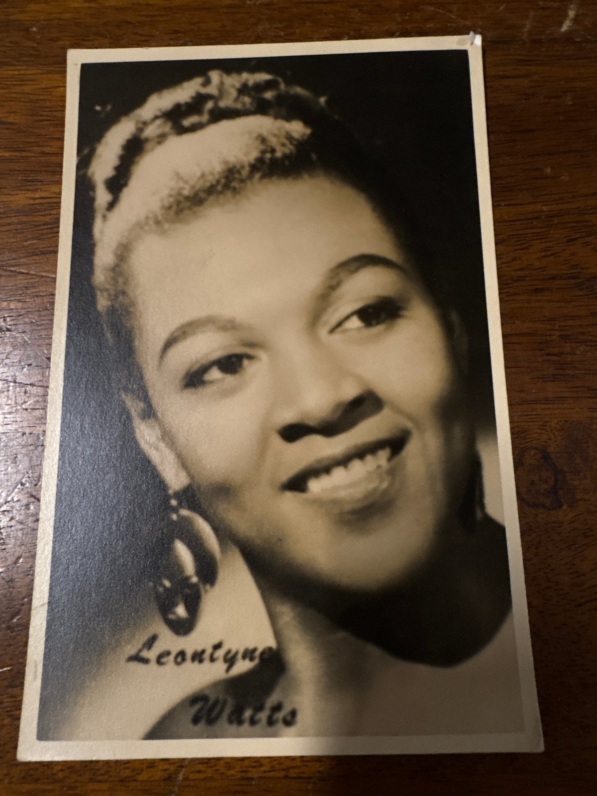 Leontyne Watts gesigneerde foto - Zeldzaam!, Verzamelen, Muziek, Artiesten en Beroemdheden, Gebruikt, Ducoso, Ophalen of Verzenden