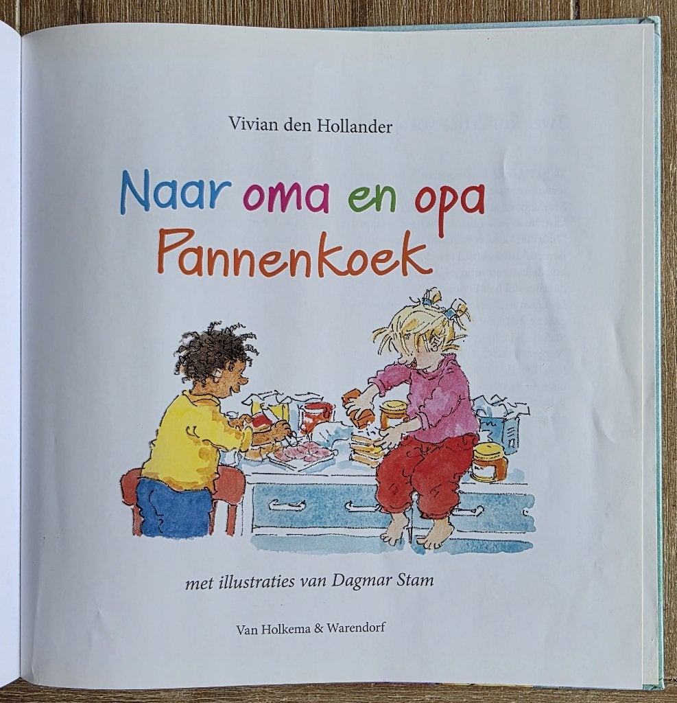 Naar Opa en Oma Pannenkoek - Lisa en Jimmy - Den Hollander, Boeken, Fictie algemeen, Jongen of Meisje, Vivian den Hollander, Ophalen of Verzenden