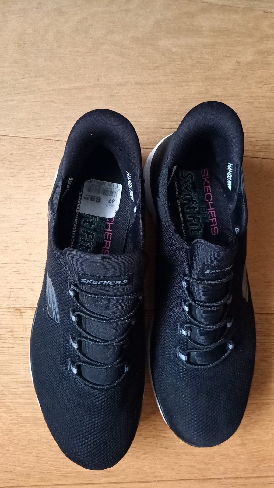 SKECHERS SLIP IN SNEAKERS MAAT 37., Kleding | Dames, Skechers, Zwart, Ophalen of Verzenden, Sneakers of Gympen