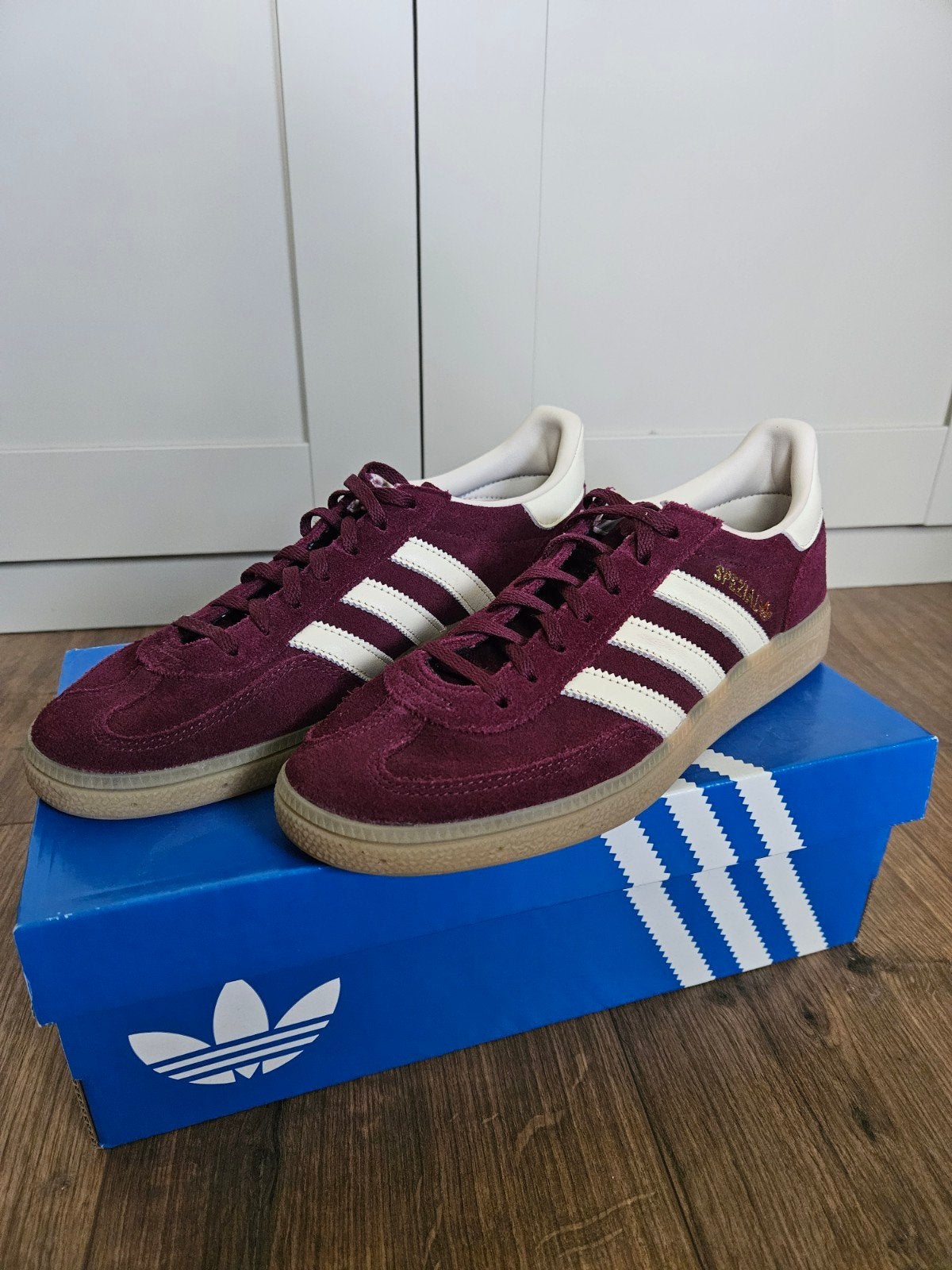 Adidas Spezial sneakers bordeauxrood maat 40, Adidas, Ophalen of Verzenden, Rood, Sneakers of Gympen