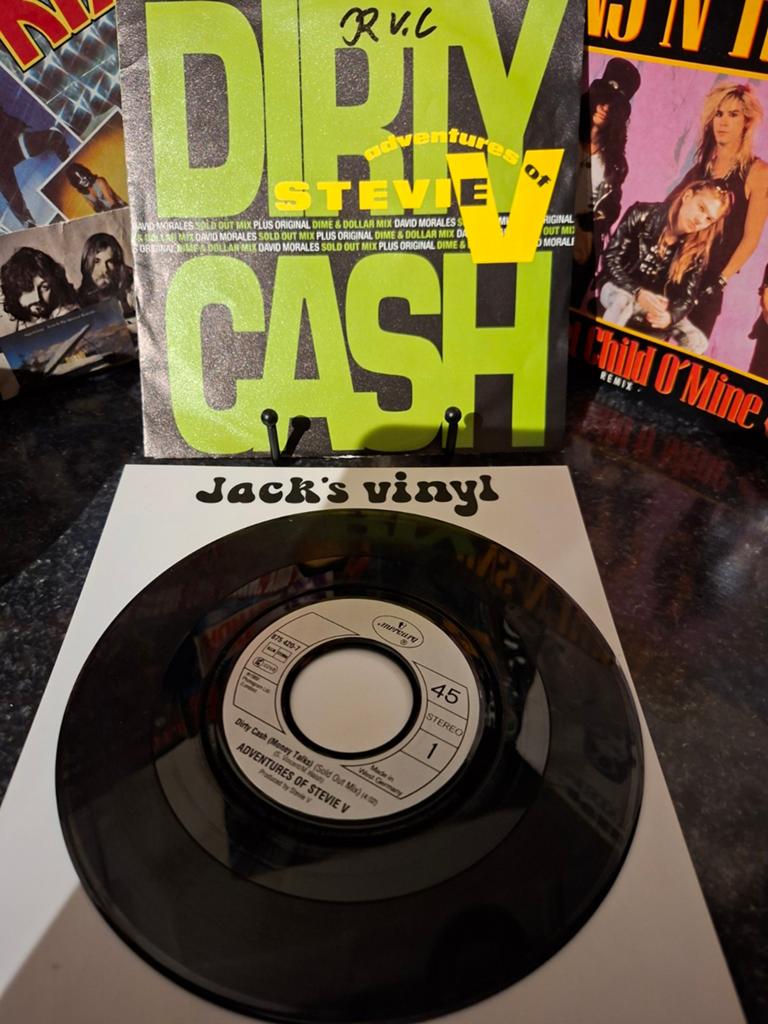 Adventures of Stevie V - Dirty Cash (Money Talks) Vinyl 1990, Gebruikt, 7 inch, 1980 - 1989, Ophalen of Verzenden