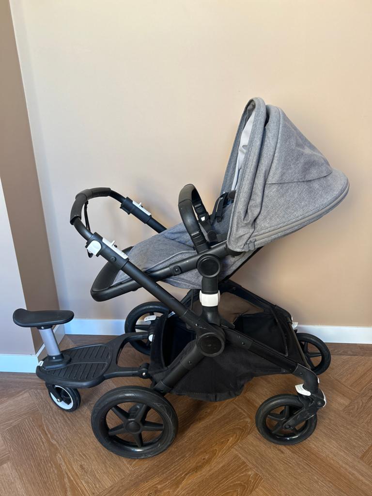 Bugaboo Fox 2 met reistas, meerijdplankje en accessoires, Ophalen, Gebruikt, Kinderwagen, Bugaboo
