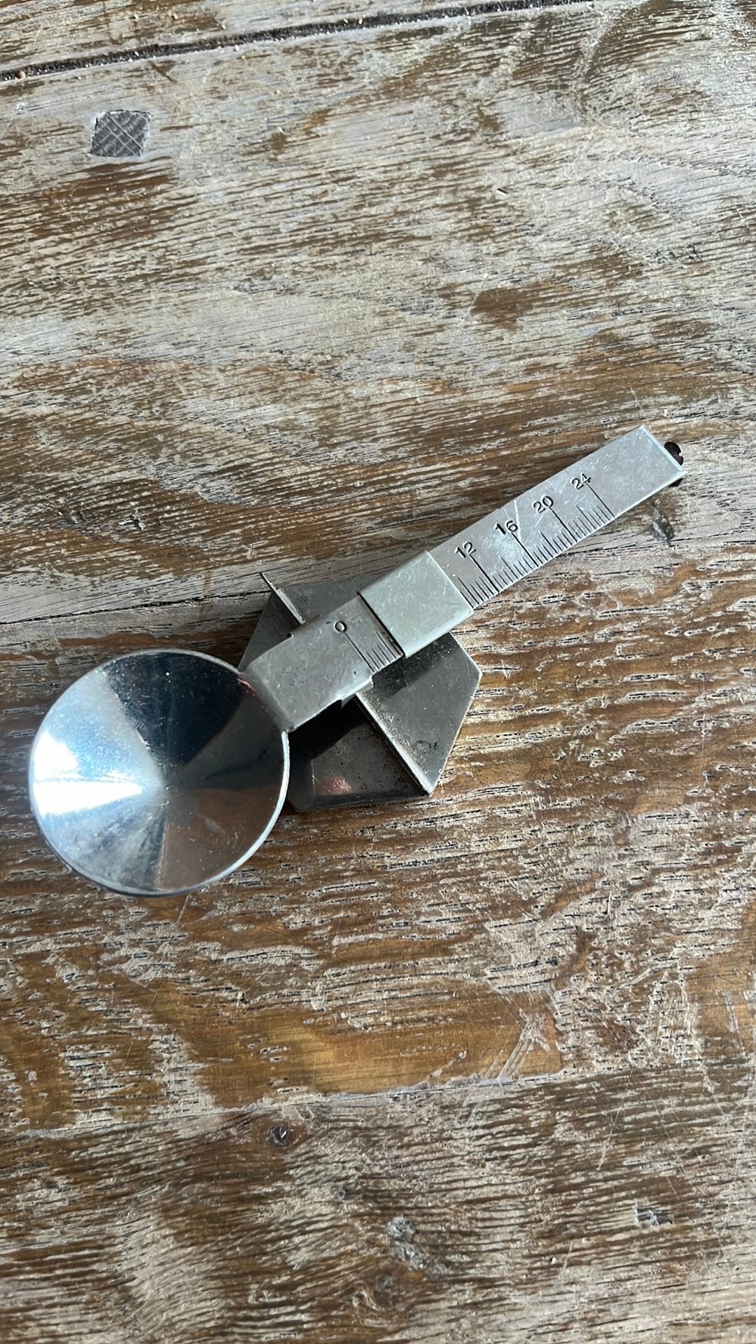 Vintage Brevete Balans Weeglepel Helemaal Compleet!, Ophalen of Verzenden