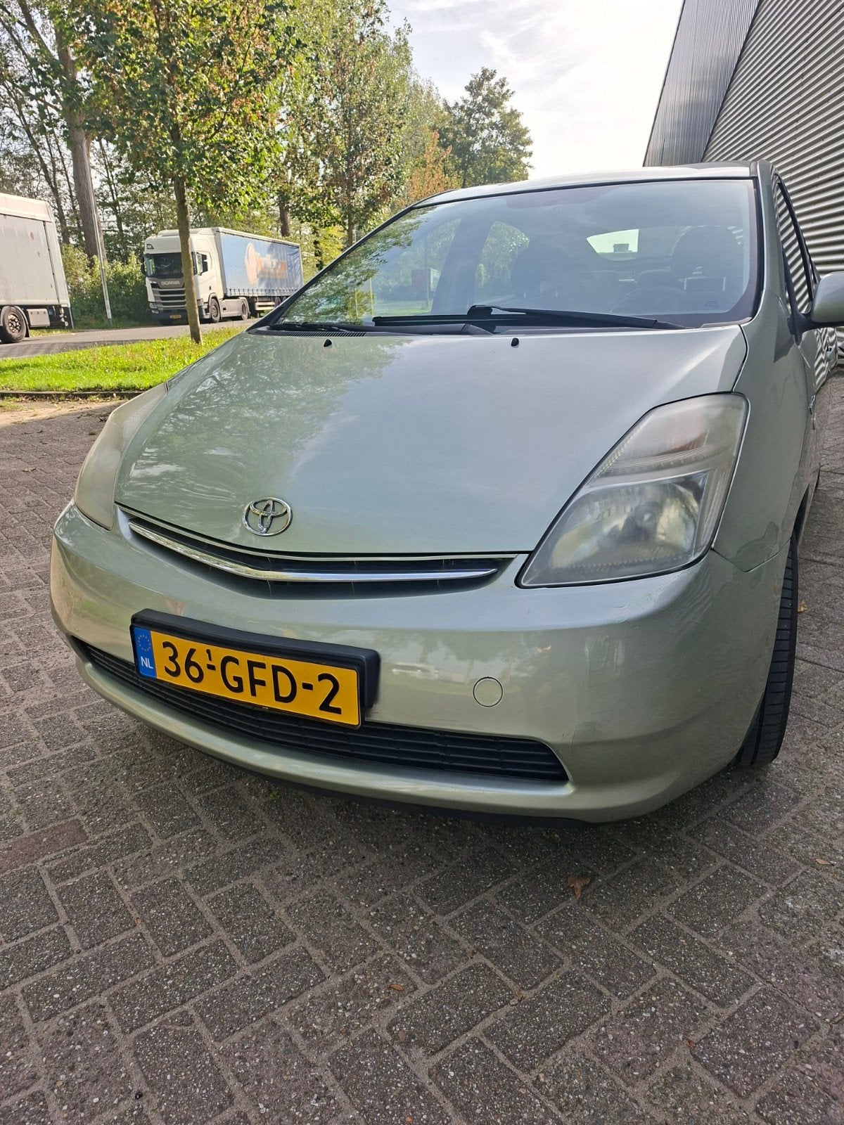 Toyota Prius 1.5 HSD 2008 Groen, Auto's, 1497 cc, 4 cilinders, 23 km/l, Origineel Nederlands