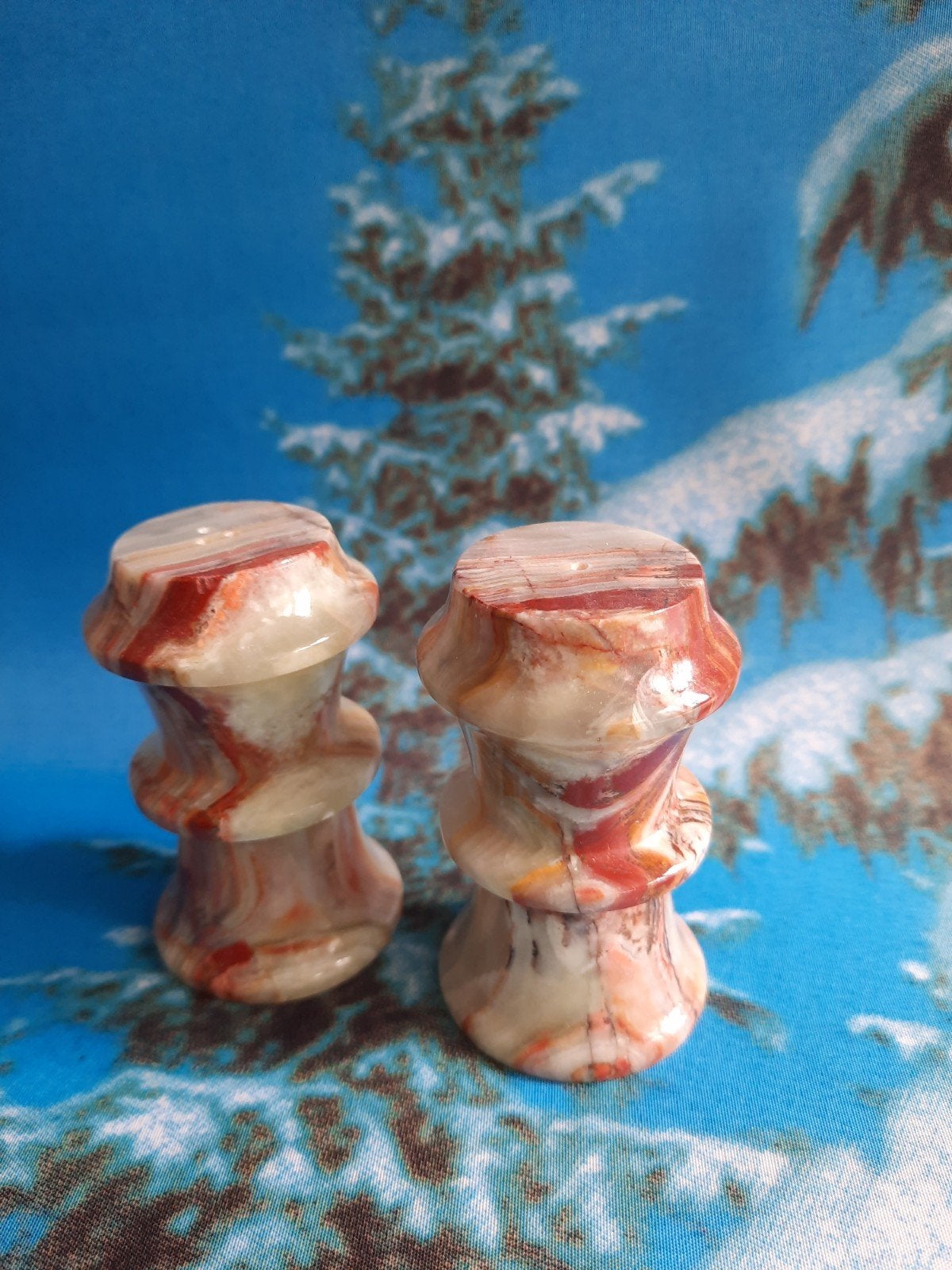 Onyx-marmeren peper en zoutstel, Ophalen of Verzenden