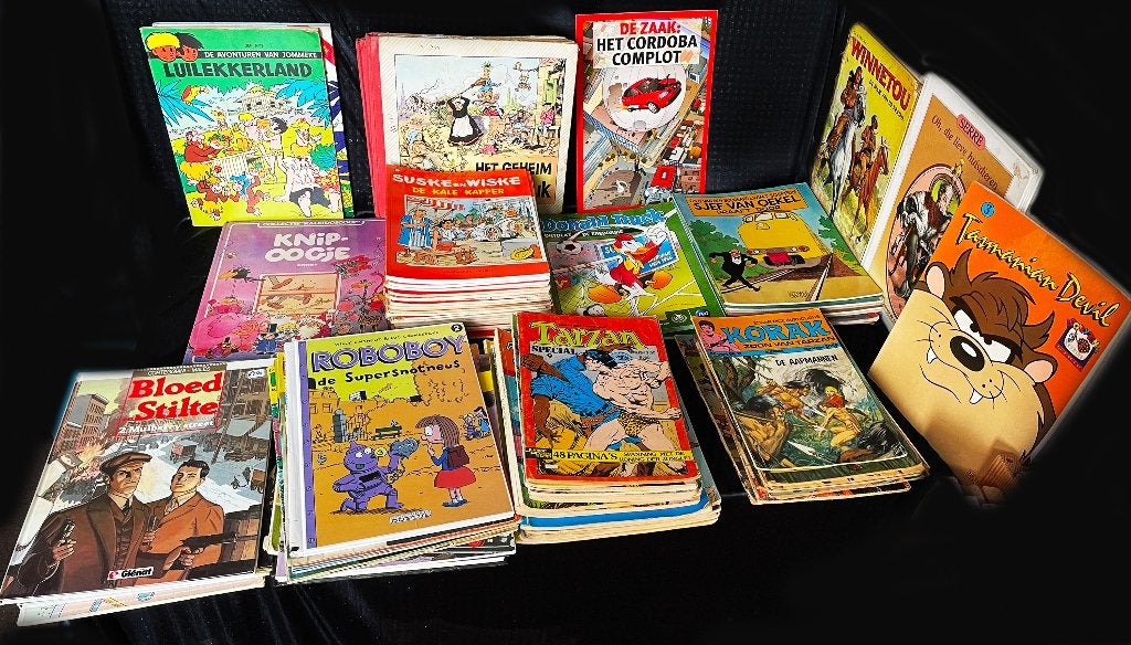 STRIP BOEKEN: 7 voor €5 of 20 voor €10 A'DAM OUD WEST, Meerdere comics, Ophalen of Verzenden, Gelezen, Europa