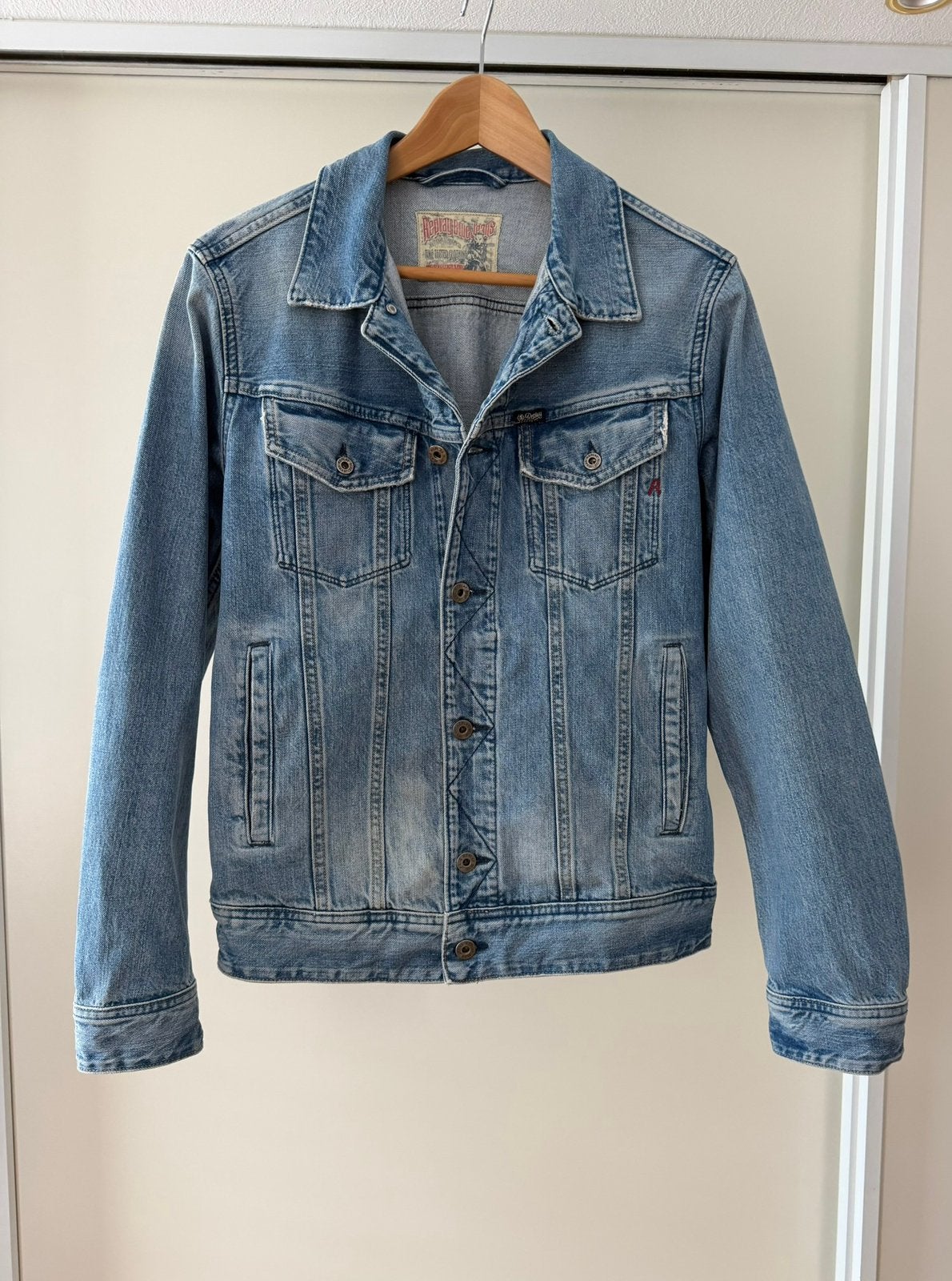 Replay spijkerjack, heren, maat M, Ophalen of Verzenden, Gedragen, Maat 48/50 (M), Blauw