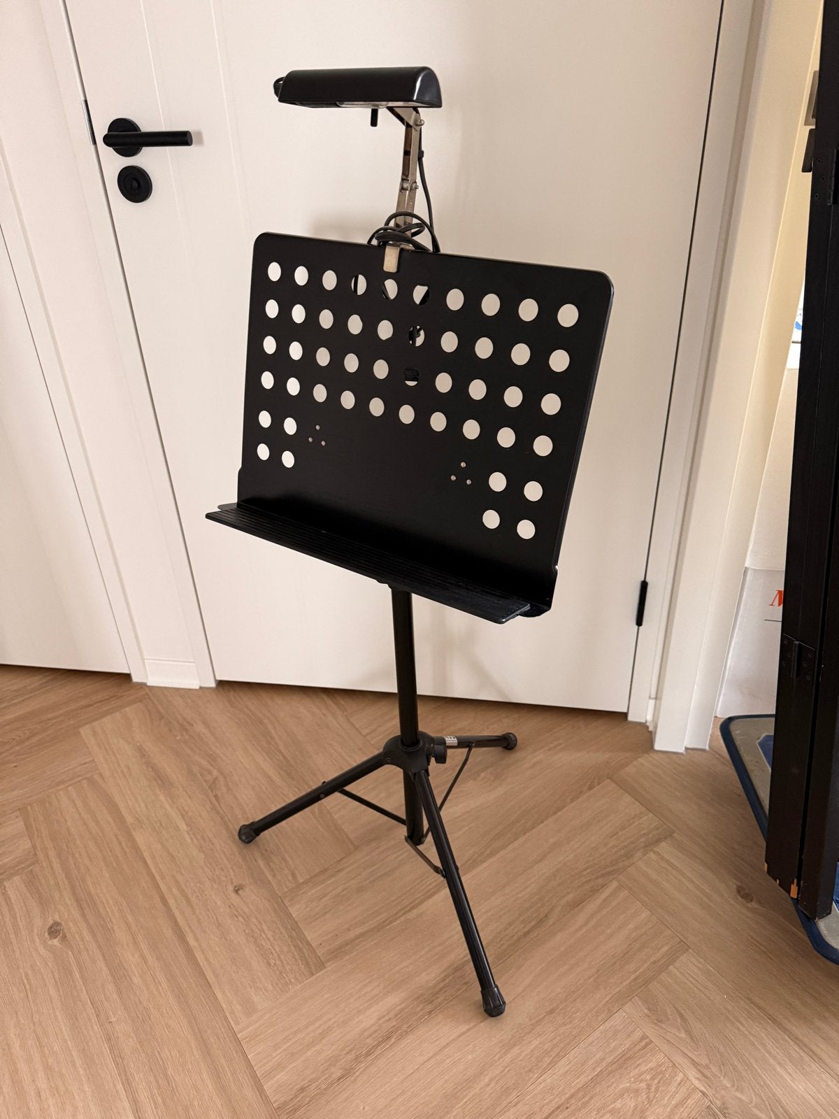 Muziekstandaard met verlichting, Muziek en Instrumenten, Ophalen, Gebruikt, Muziekstandaard, Overige instrumenten