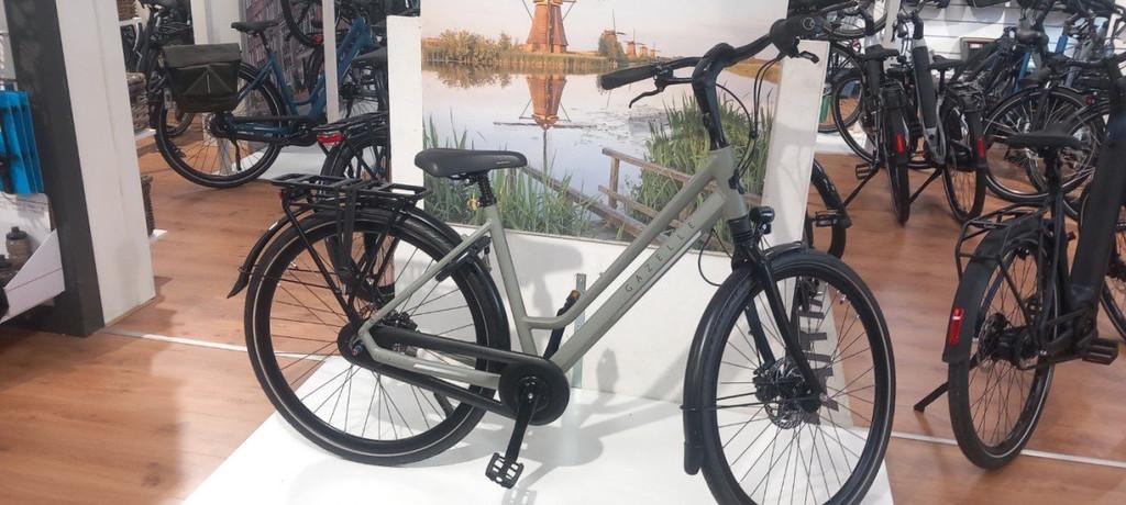GAZELLE Chamonix C8 Dames Clay Green Mat 49cm 2024, Fietsen en Brommers, Gebruikt, -, - 0
-, NL, 47 tot 50 cm