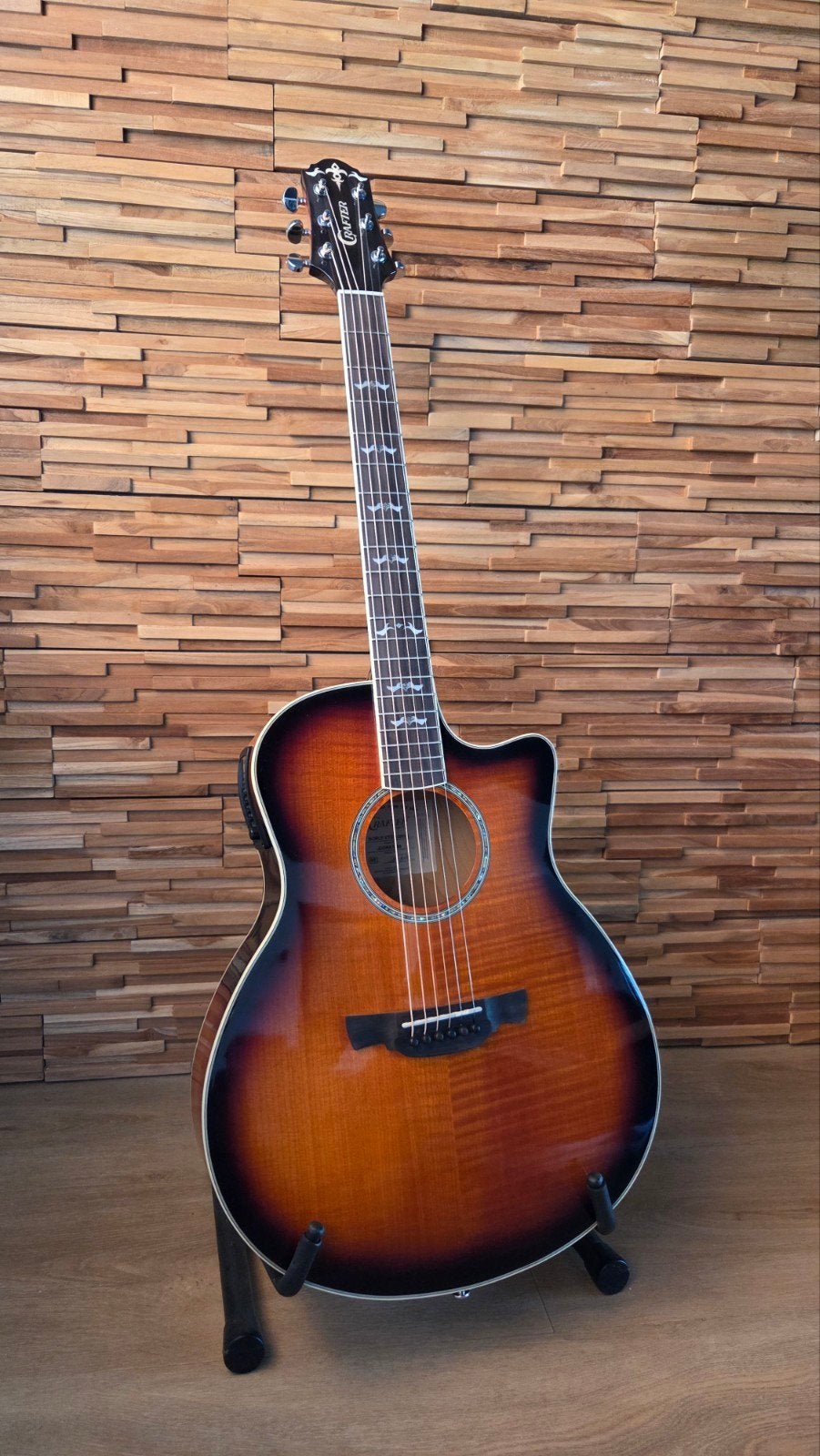 Crafter Noble VTG Edition akoestische gitaar, Ophalen, Zo goed als nieuw, Western- of Steelstringgitaar, Met (piezo-)element