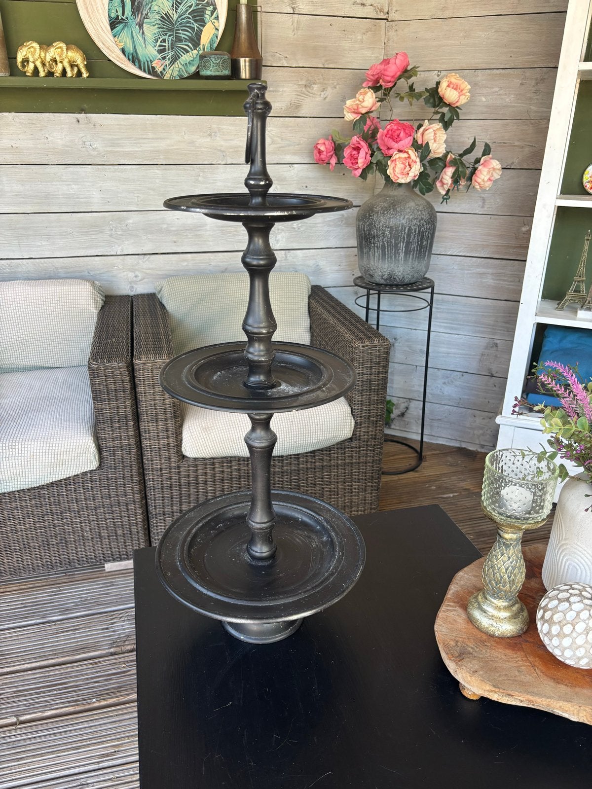 Grote etagère, Huis en Inrichting, Woonaccessoires | Etagères, Ophalen, Gebruikt, Etagère, Metaal
