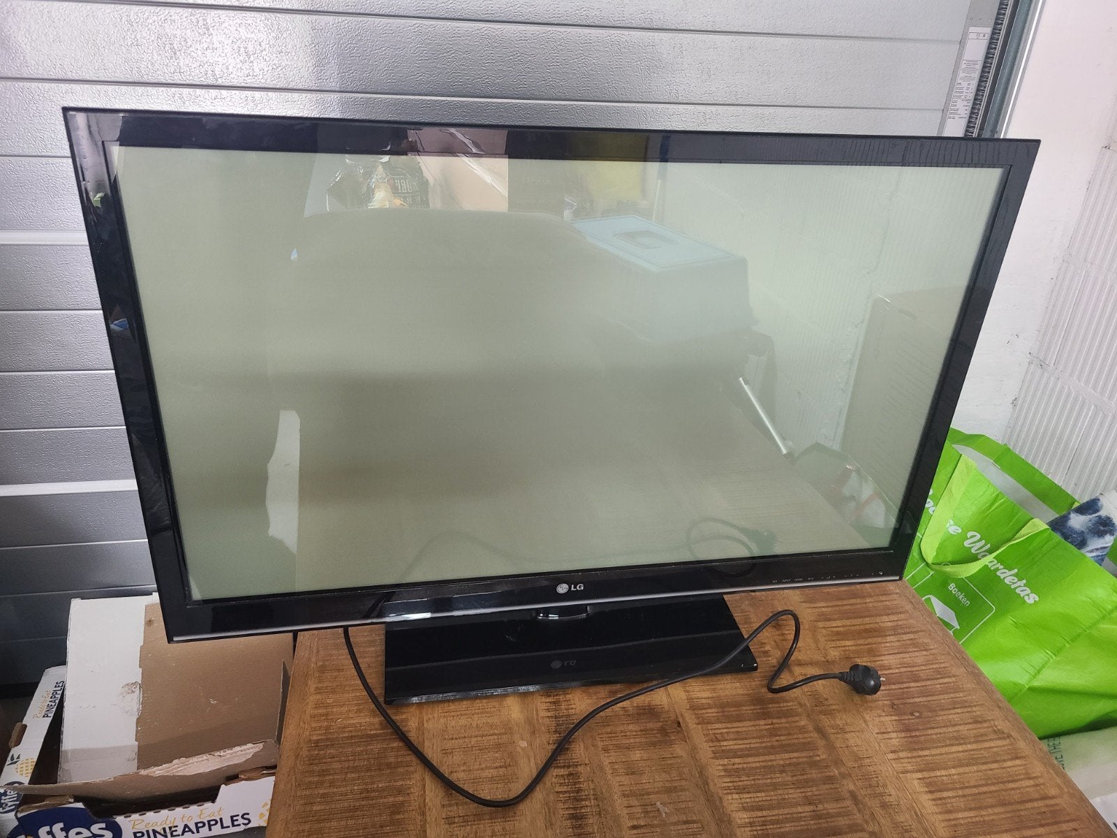LG 42PT353 Plasma TV - 42 inch HD Ready, Ophalen, Gebruikt, 50 Hz, 100 cm of meer