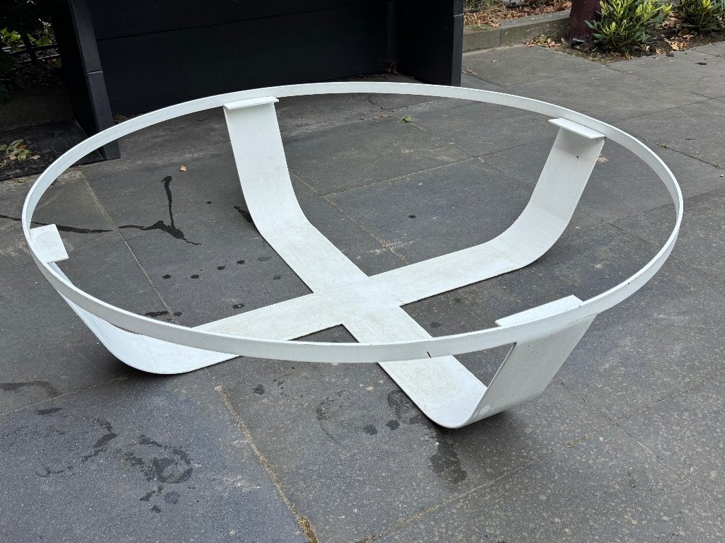 Stalen frame voor buitentafel (gepoedercoat), Tuin en Terras, Tuintafels, Ophalen, Zo goed als nieuw, Rond, Metaal