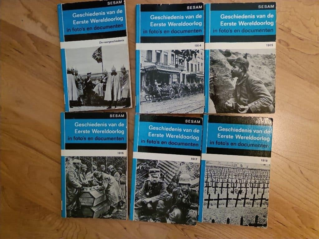 Oorlogsboeken eerste Wereldoorlog GBJ Hilterman, Boeken, Gelezen, Ophalen of Verzenden, Nederland, Hilterman