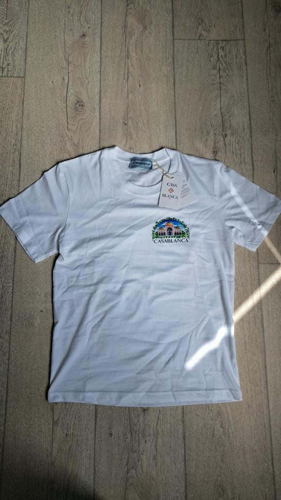 Casablanca T-shirt wit, Kleding | Heren, T-shirts, Ophalen of Verzenden, Zo goed als nieuw, Maat 46 (S) of kleiner, Wit