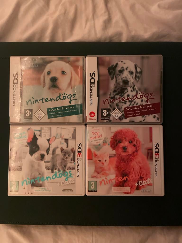 Nintendogs DS & 3DS Collectie - 4 Spellen, Spelcomputers en Games, Games | Nintendo DS, 1 speler, Ophalen of Verzenden, Zo goed als nieuw