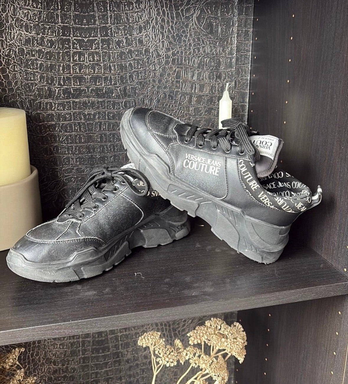 Versace Jeans Couture schoenen maat 40, Ophalen of Verzenden, Gedragen, Zwart