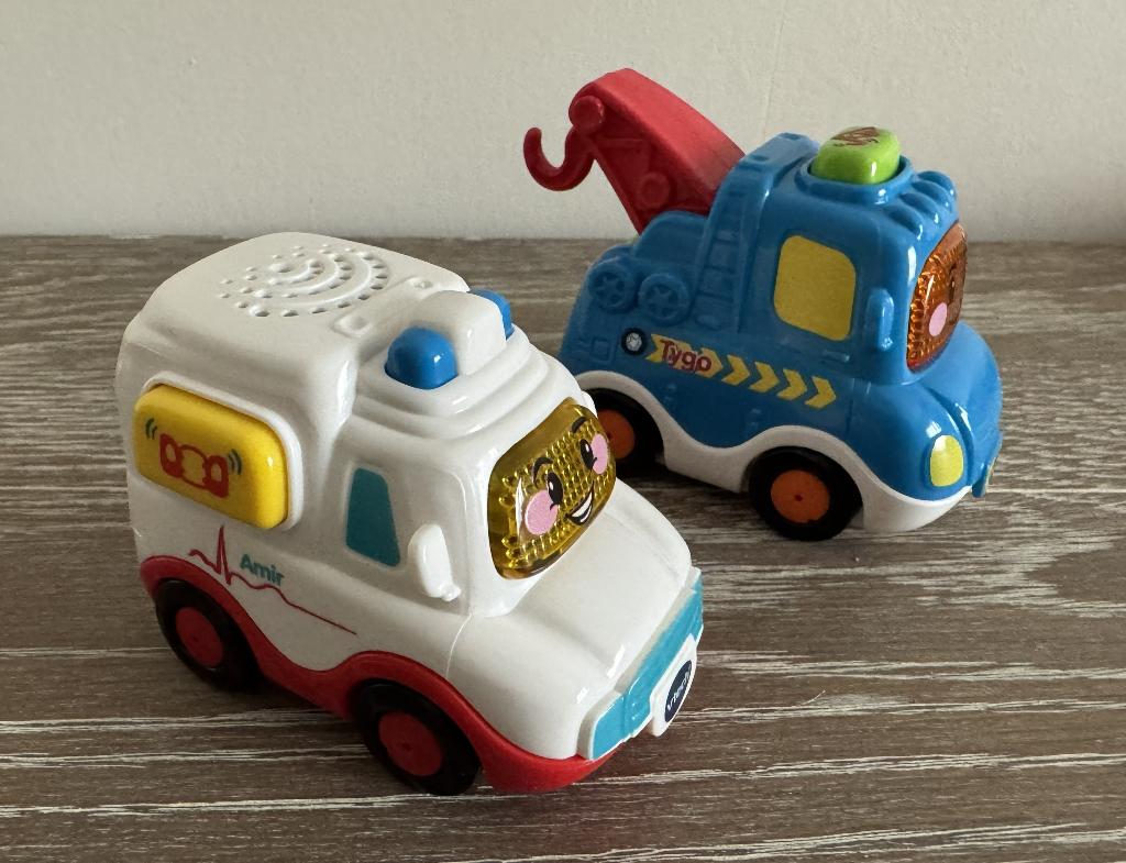 2x V-Tech Toet Toet auto, Ophalen of Verzenden, Zo goed als nieuw, 2 tot 4 jaar