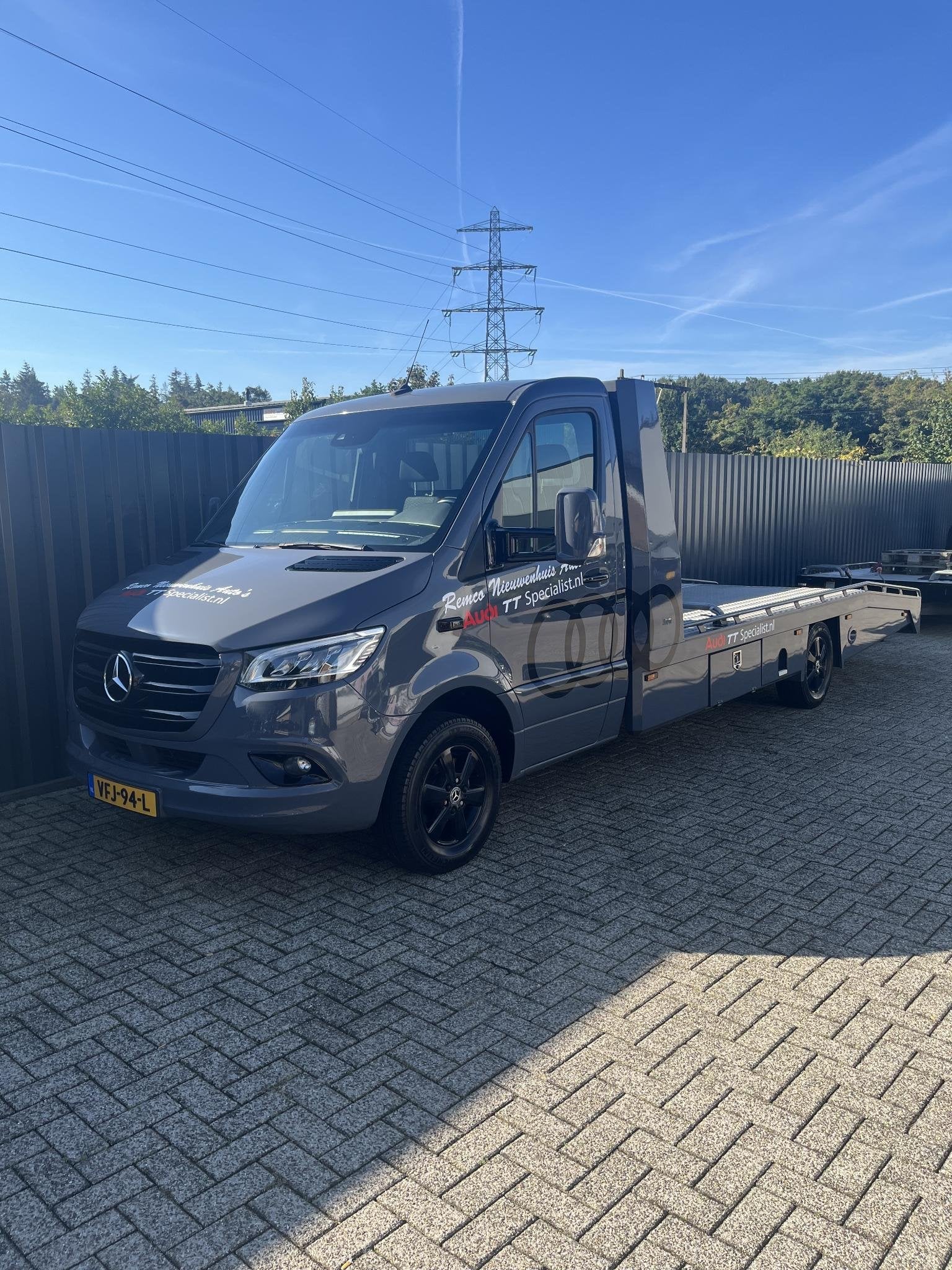 Mercedes-Benz Sprinter 416 CDI Oprijwagen Tijhofbak Luchtver, Automaat, Gebruikt, Euro 6, 4 cilinders