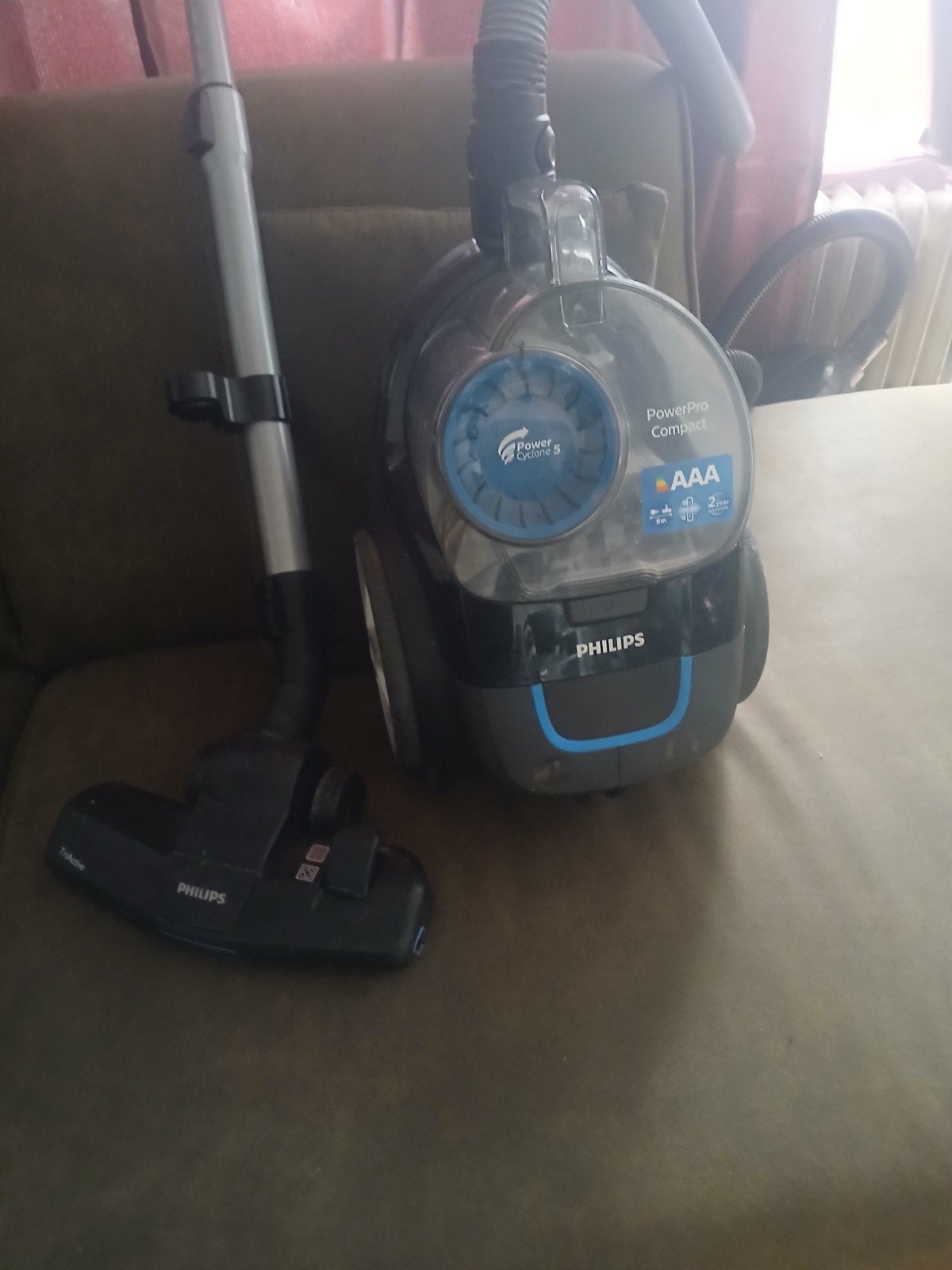 Philips stofzuiger power cyclone vandaag 10€, Ophalen, Reservoir, Philips