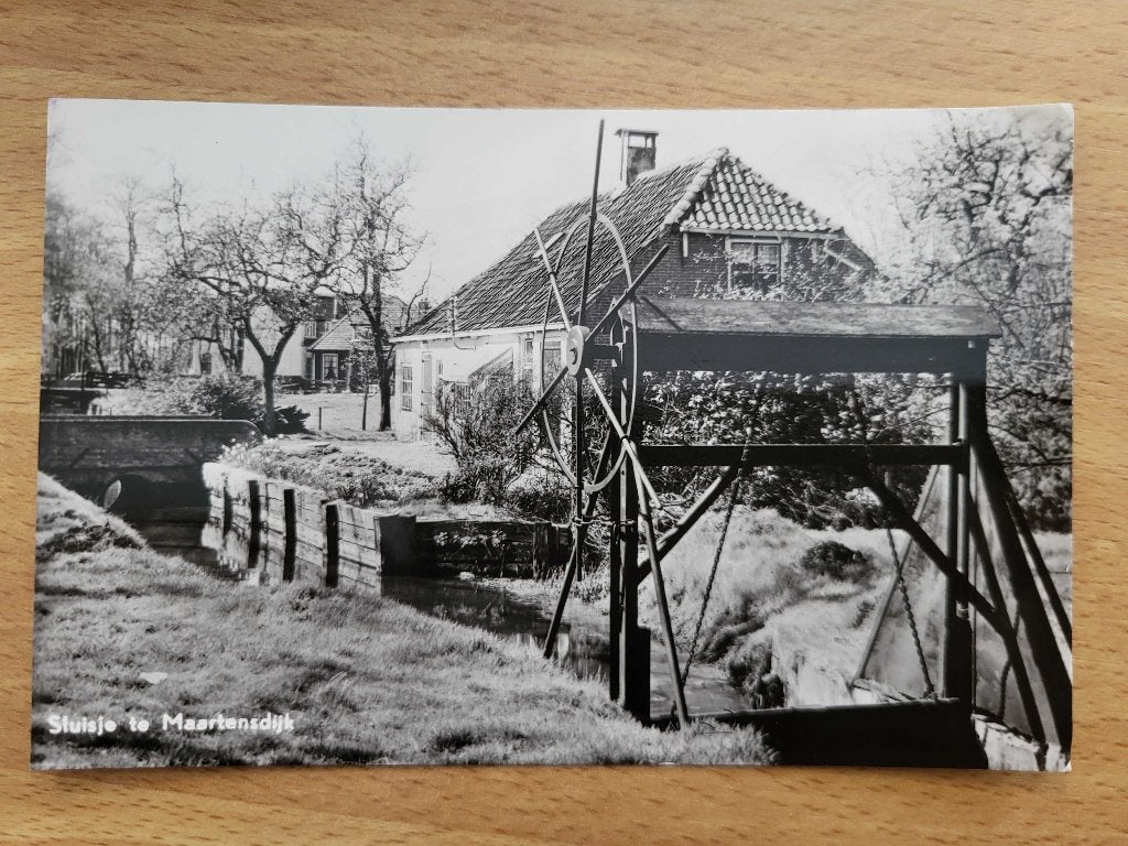 ansicht MAARTENSDIJK Sluisje, Ophalen, Voor 1920, Utrecht