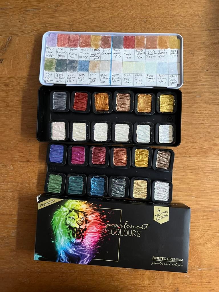Finetec aquarelverf, Ophalen of Verzenden, Zo goed als nieuw