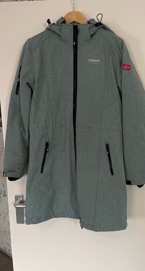 Nordberg softshell winterjas dames - petrol groen, maat M, Ophalen of Verzenden, Zo goed als nieuw, Maat 38/40 (M), Groen