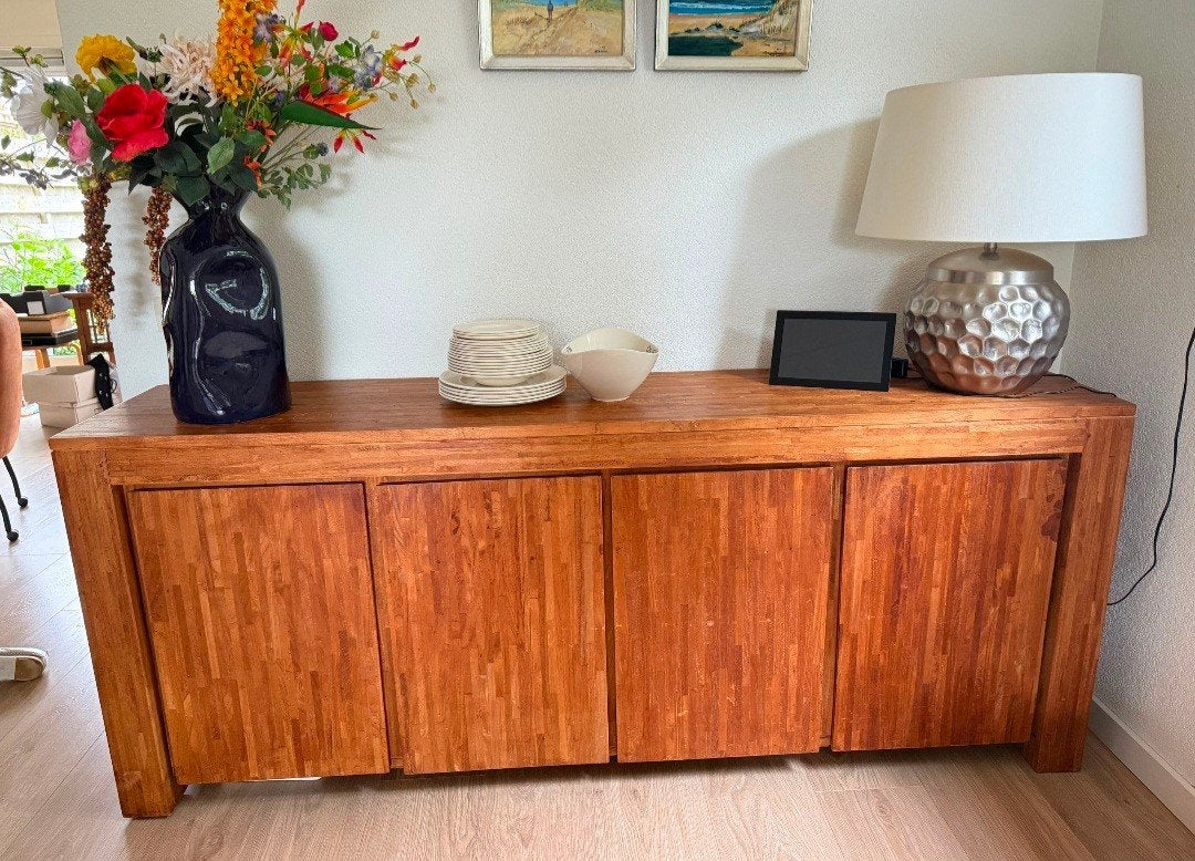 Teakhouten dressoir, Antiek en Kunst, Ophalen