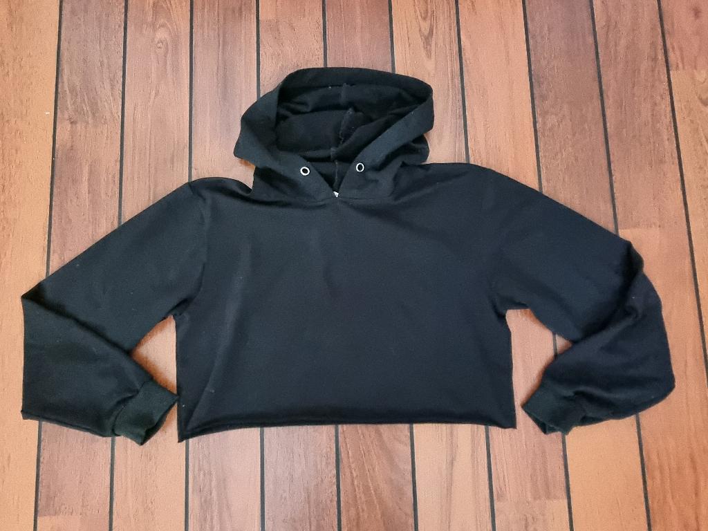 HOODY trui maat 176 / S ** LEUK KORT MODEL ** TRENDY **, Kinderen en Baby's, Kinderkleding | Maat 176, Ophalen of Verzenden, Gebruikt