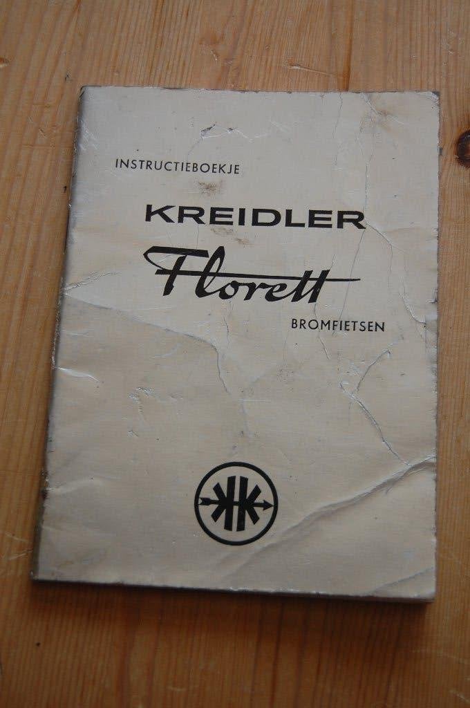 Kreidler Florett instructieboekje 8-1977, Ophalen of Verzenden, Nieuw