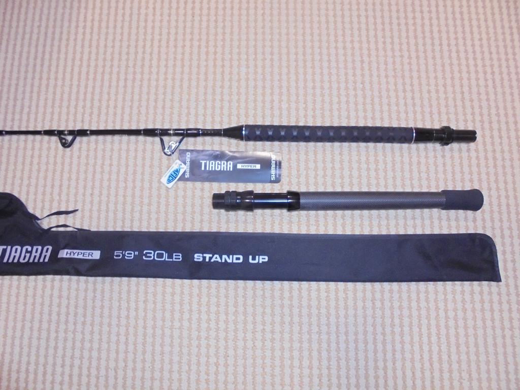 Shimano Tiagra Hyper Stand-up Hengel 30Lbs 1,75m Trolling., Ophalen, Nieuw, Werphengel