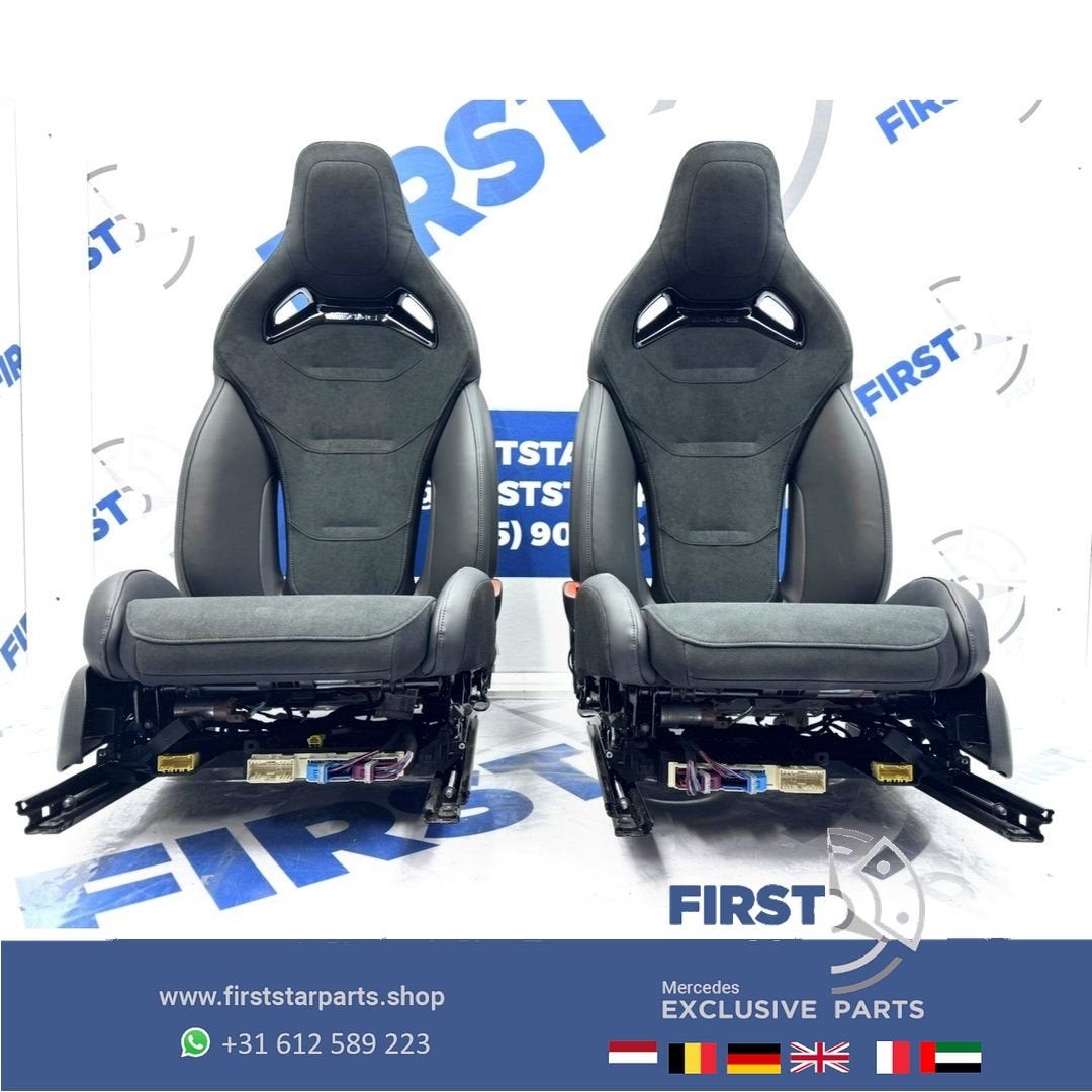W206 S206 C63s AMG Recaro KUIP STOELEN SET C63 E PERFORMANCE, Auto-onderdelen, Gebruikt, -, Ophalen of Verzenden, -