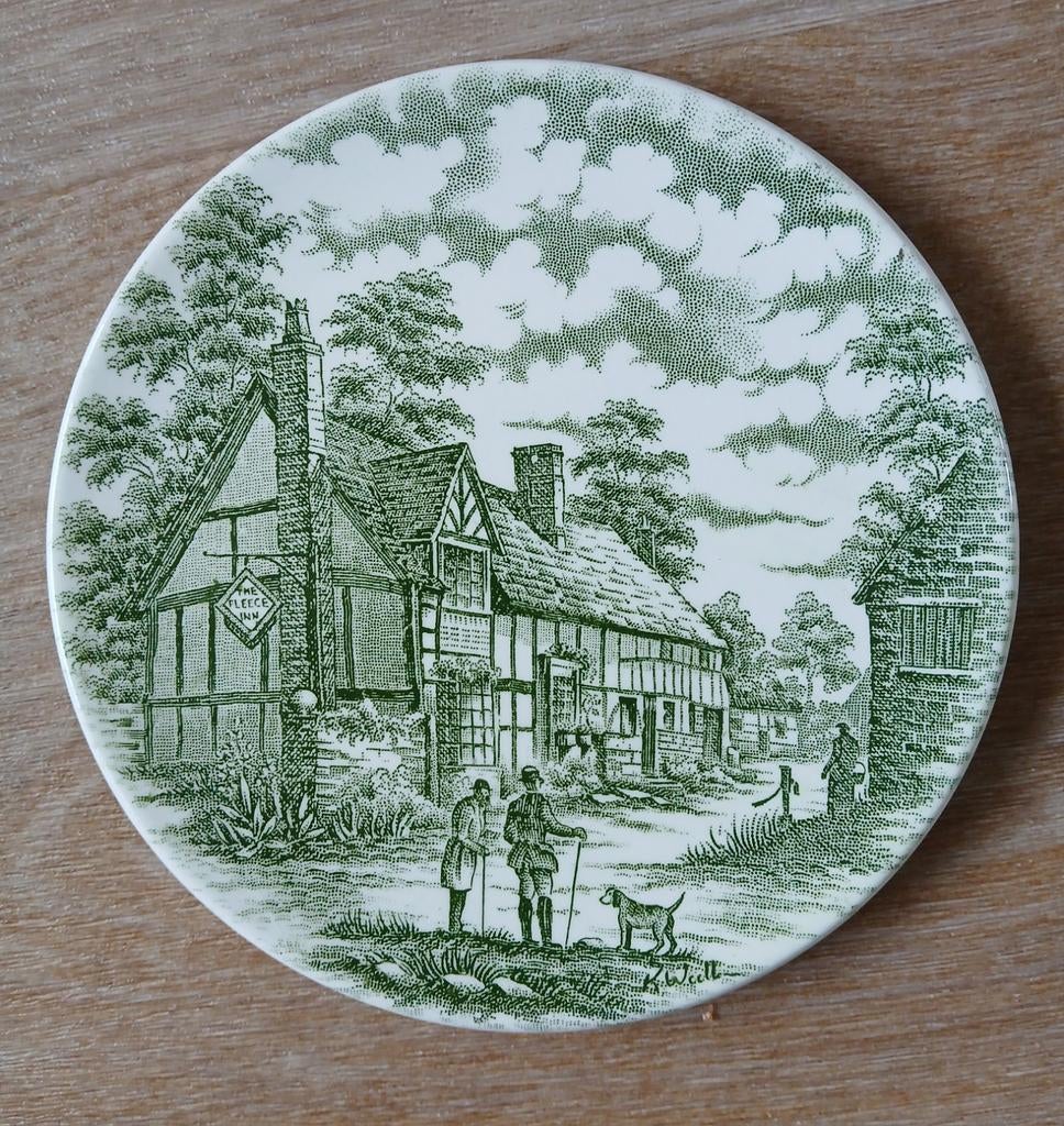 6 vintage petit-four bordjes, English Ironstone Tableware, Antiek en Kunst, Antiek | Servies los, Ophalen of Verzenden